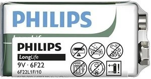 Philips LongLife 9V-Block (6F22L1F/10)