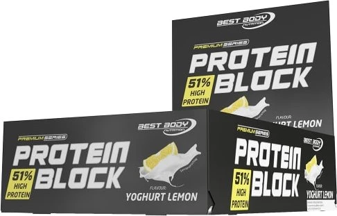 Best Body Nutrition Hardcore Protein Block Joghurt/Lemon (15x 90g)