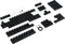 ASUS ROG Keycap Set, Kunststoff (PBT), schwarz, 125 Tasten (105+20) Vorschaubild