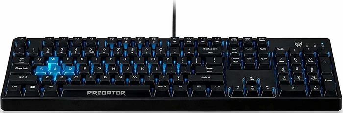 Acer Predator Aethon 300 Gaming Keyboard, LEDs blau, MX BLUE, USB, DE