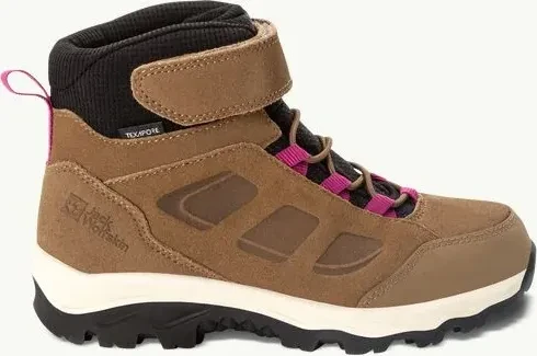 Jack Wolfskin Vojo LT Texapore Mid braun/rosa (Junior)