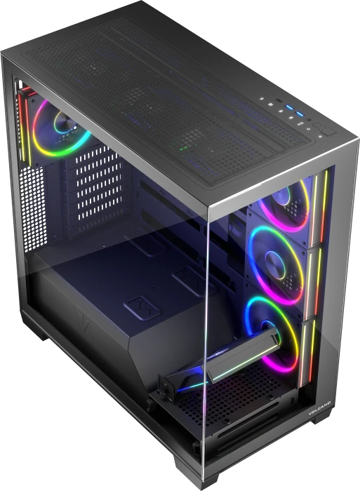 Modecom Volcano Stellar ARGB 8F Black, Glasfenster