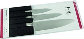 KAI Wasabi Black Kochmesser-Set, 3-tlg.