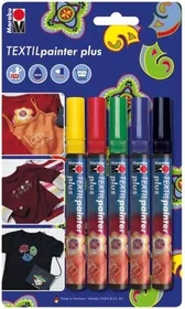 Marabu Textil Painter plus sortiert, 5er-Set