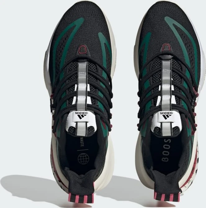 adidas Alphaboost V1 core black/collegiate green/shadow red
