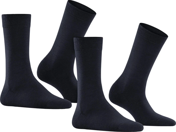 Falke Softmerino Socken dark navy, 2 Paare (Damen)