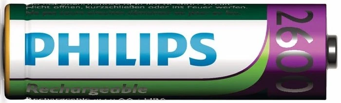 Philips Rechargeable Mignon AA NiMH 2600mAh, 4er-Pack