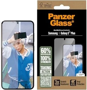 PanzerGlass Screen Protector Ultra-Wide Fit für Samsung Galaxy S25+