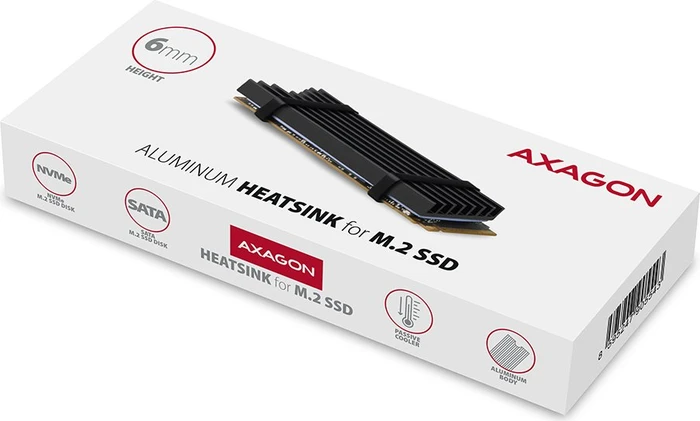 Axagon M2L6 Kühler für M.2 SSD