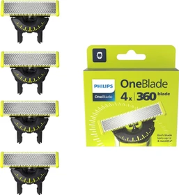 Philips QP440/60 OneBlade 360 Rasierklinge, 4 Stück