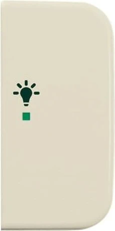 Busch-Jaeger Wippe 2-fach mit Symbol "Licht", weiß