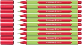 Schneider Line-Up Tintenroller (Mine) romantic red/grün, 10er-Pack