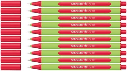 Schneider Line-Up Tintenroller (Mine) romantic red/grün, 10er-Pack