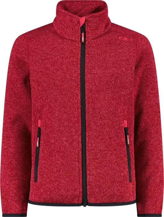 CMP Fleece Knit-Tech Meliert Jacke carminio/darker (Junior)