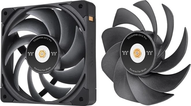 Thermaltake ToughFan EX12 Pro High Static Pressure PC Cooling Fan schwarz, 120mm, 3er-Pack
