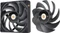 Thermaltake ToughFan EX12 Pro High Static Pressure PC Cooling Fan schwarz, 120mm, 3er-Pack Vorschaubild