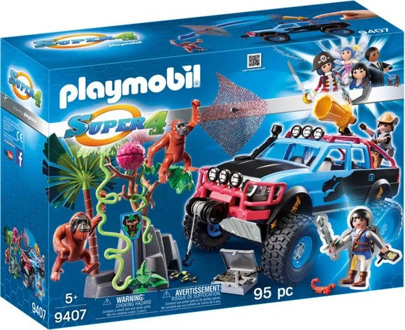 playmobil Super 4 Monster Truck mit Alex und Rock Brock