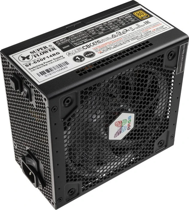 Super Flower Leadex III Gold ARGB 650W, ATX 2.32