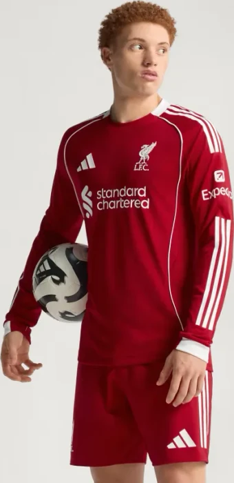 adidas Liverpool FC Authentic 2025/2026 Heimtrikot langarm (Herren)