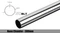 Bitspower Messing Hardtube 16mm, silber verchromt Vorschaubild