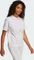 adidas Essentials 3-Streifen Cotton T-Shirt kurzarm light grey heather/white (Damen) Vorschaubild