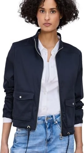 Street One Tunnelzug und Zipper Jacke shadowed navy (Damen)