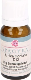 Spagyra Arnica Montana D12 Globuli, 10g