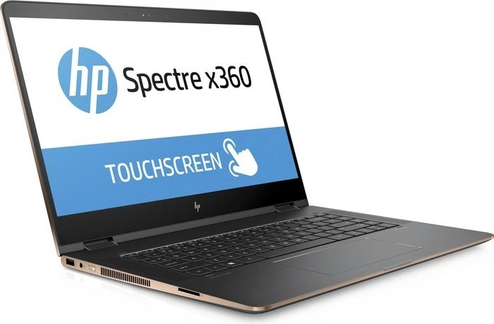 HP Spectre x360 Convertible 15-bl002ng, Dark Ash Silver, Core i7-7500U, 16GB RAM, 256GB SSD, GeForce 940M, DE