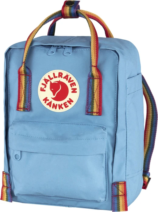 Fjällräven Kanken Rainbow Mini air blue/rainbow pattern