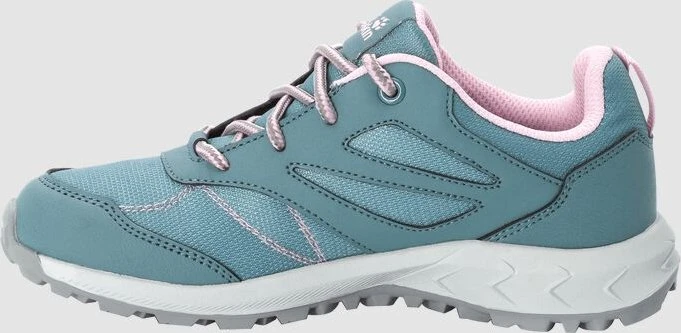 Jack Wolfskin Woodland Texapore Low grau/rosa (Junior)