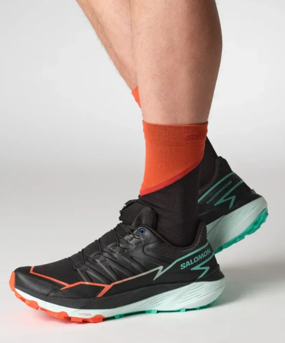 Salomon Thundercross black/cherry tomato/electric green (Herren)