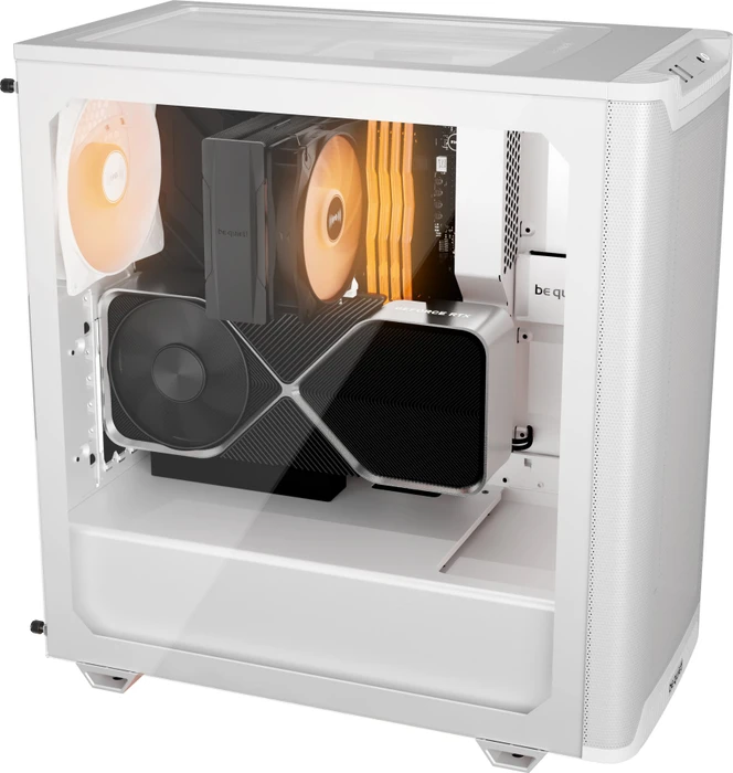 be quiet! Pure Base 501 LX White, Glasfenster