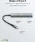 Wentronic goobay Slim 4-Port USB-Hub, 2x USB-C 3.0/2x USB-A 3.0, USB-C 3.0 [Stecker] Vorschaubild