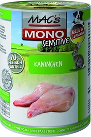 MAC's Dog Mono Sensitive Kaninchen, 2.40kg (6x 400g)