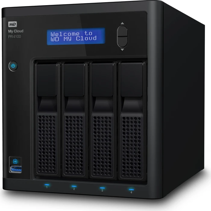 Western Digital My Cloud Pro PR4100, 4GB RAM, 2x RJ-45 1000Base-T, 3x USB-A 3.0