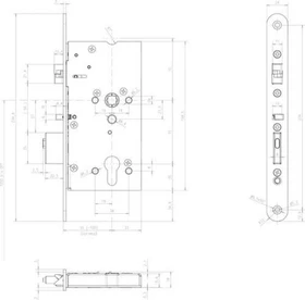Assa Abloy Mediator Schloss, Vollblatt