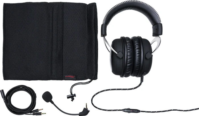 HP HyperX Cloud silber