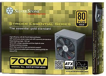 SilverStone Strider Essential Series Gold 700W, ATX 2.3