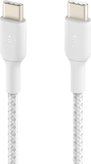 Belkin BoostCharge Braided USB-C to USB-C 1.0m weiß