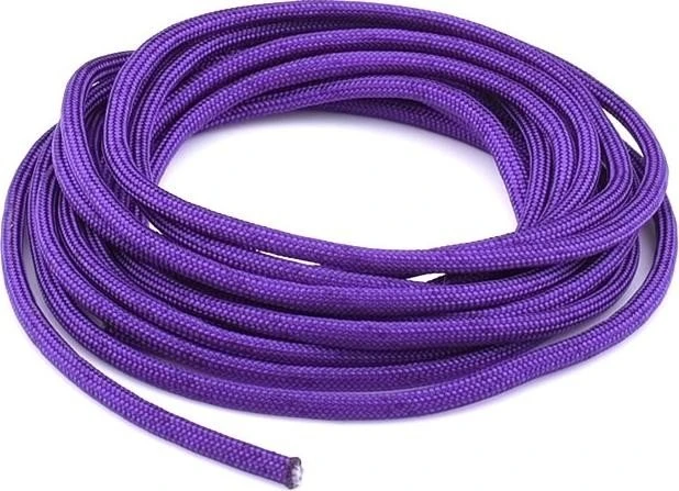 Alphacool AlphaCord Sleeve 4mm Gewebeschlauch für Rundkabel, Gewebeschlauch, 3.3m, Acid Purple