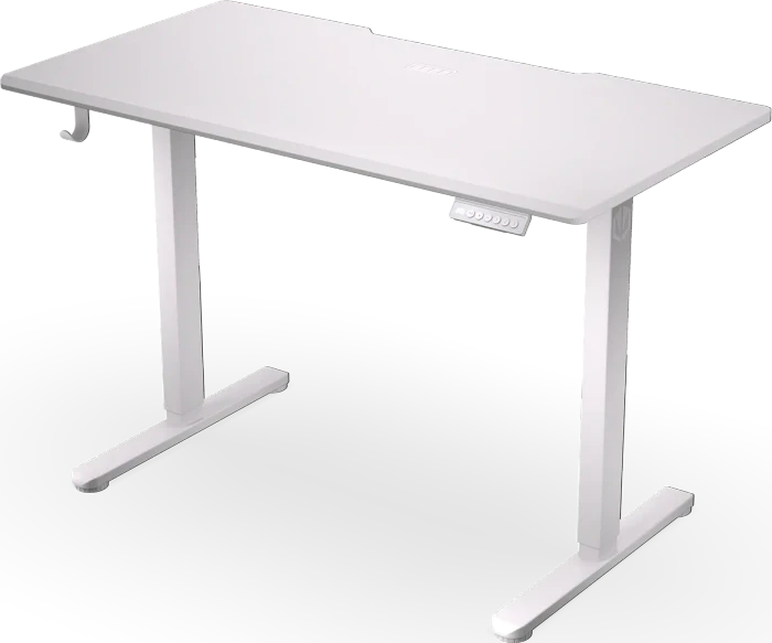Endorfy Atlas S Electric elektrisch höhenverstellbarer Sitz-Steh-Schreibtisch 114x60cm Onyx White/weiß