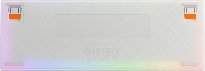 Cherry XTRFY K5 Pro TMR Compact, weiß/orange, MK Crystal Magnetic, USB, DE