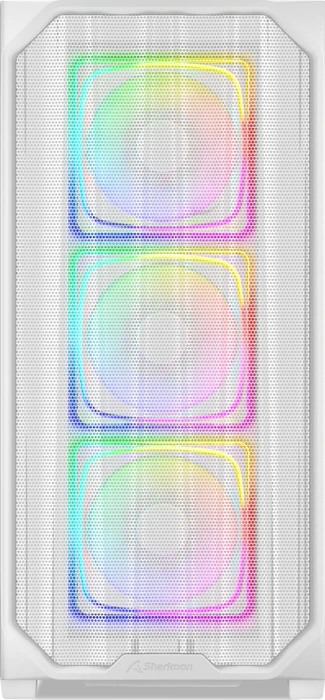 Sharkoon AK5M RGB White, Glasfenster