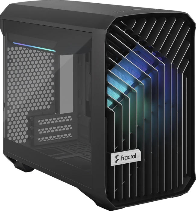 Fractal Design Torrent Nano Black RGB TG Light Tint, Glasfenster, Mini-ITX