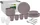 Brunner All Inclusive 36-teilig Geschirrset dolomit rosè (0830154N.C15)