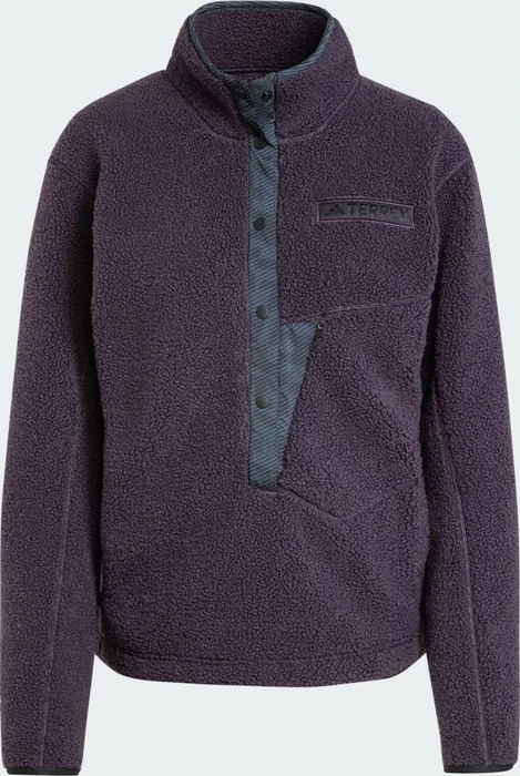 adidas Terrex Xploric High Pile Fleece Pullover aurora black (Damen)