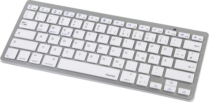 Hama KEY4ALL X510, silber, Bluetooth, DE