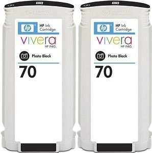 HP Tinte 70 schwarz photo, 2er-Pack