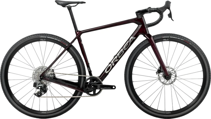 Orbea Terra M31e Team 1X wine red carbon view Modell 2025