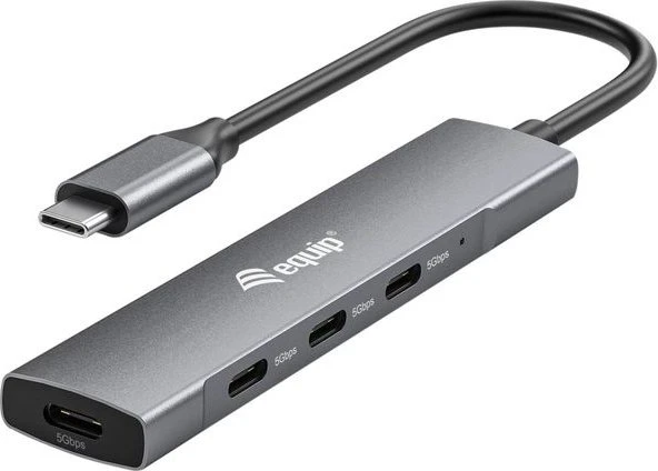 Equip 4 Port USB Hub, USB-C 3.0 [Stecker]